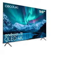 Televisor QLED 98" 4K Ultra HD Negro Smart 03622 CECOTEC Televisor QLED 98" 4K Ultra HD Negro Smart 03622 CECOTEC