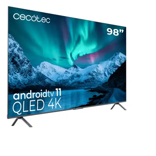 Televisor QLED 98'' 4K Ultra HD Negro Smart 03622 CECOTEC