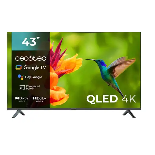 Televisor LED 43'' 4K Ultra HD Negro Smart 00982 CECOTEC