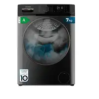 Lavadora carga frontal 7 kg 1400 RPM Acero 01922 CECOTEC