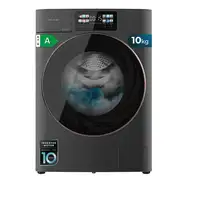 Lavadora carga frontal 10 kg 1400 RPM Acero 01934 CECOTEC