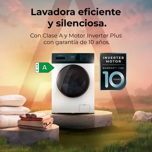 Cecotec Lavadora de carga frontal Bolero Dresscode 10410 Inverter A Cecotec