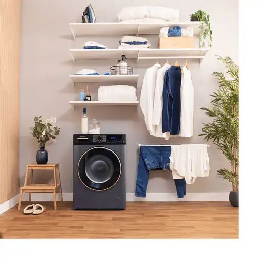 Lavadora carga frontal 9 kg 1400 RPM Azul 01929 CECOTEC