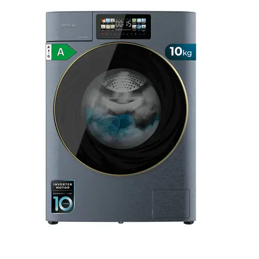 Lavadora carga frontal 10 kg 1400 RPM Azul 01935 CECOTEC