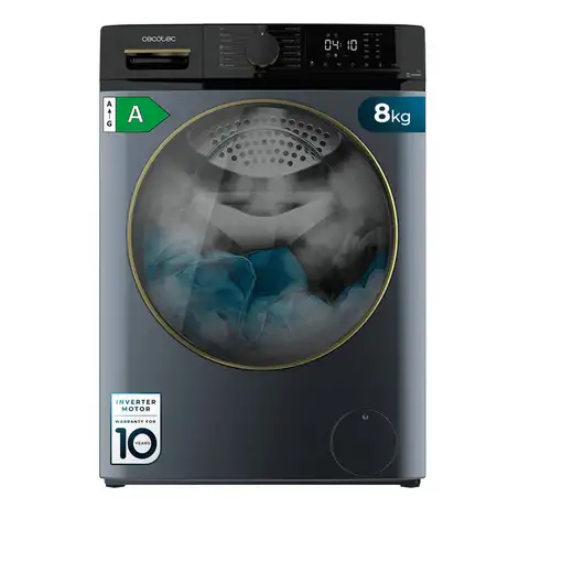 Lavadora carga frontal 8 kg 1400 RPM Azul 01926 CECOTEC