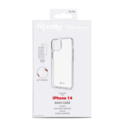 Celly Gelskin funda para teléfono móvil 15,5 cm (6.1\) Transparente