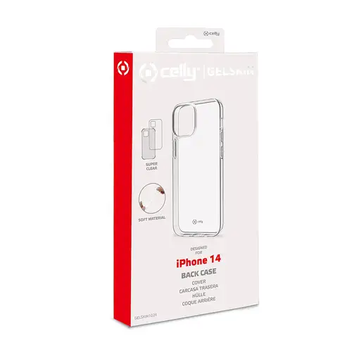 Celly Gelskin funda para teléfono móvil 15,5 cm (6.1\) Transparente