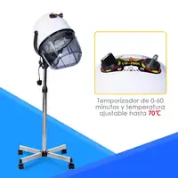 Profesional Campana Casco Secador Pelo 1180W Máximo 70ºC Capucha Tripode HOMCOM Profesional Campana Casco Secador Pelo 1180W Máximo 70ºC Capucha Tripode HOMCOM