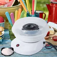 Máquina Nube Algodón Azúcar Profesional 450W-550W 27x26x18cm Acero Blanco HOMCOM Máquina Nube Algodón Azúcar Profesional 450W-550W 27x26x18cm Acero Blanco HOMCOM