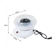 Máquina Nube Algodón Azúcar Profesional 450W-550W 27x26x18cm Acero Blanco HOMCOM Máquina Nube Algodón Azúcar Profesional 450W-550W 27x26x18cm Acero Blanco HOMCOM