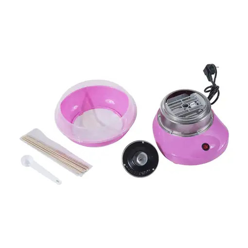 Máquina para Nubes de Algodón de Azúcar Acero Inox. y Aluminio 450W-550W HOMCOM