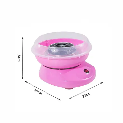 Máquina para Nubes de Algodón de Azúcar Acero Inox. y Aluminio 450W-550W HOMCOM