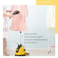 Plancha Vapor Vertical Temperatura Ajustable 2Niveles Depósito 1.4L 1800W HOMCOM Plancha Vapor Vertical Temperatura Ajustable 2Niveles Depósito 1.4L 1800W HOMCOM