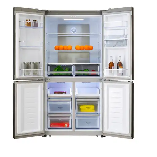 Cecotec 02458 nevera puerta lado a lado Independiente 564 L Acero inoxidable