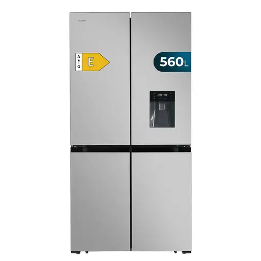 Cecotec 02458 nevera puerta lado a lado Independiente 564 L Acero inoxidable