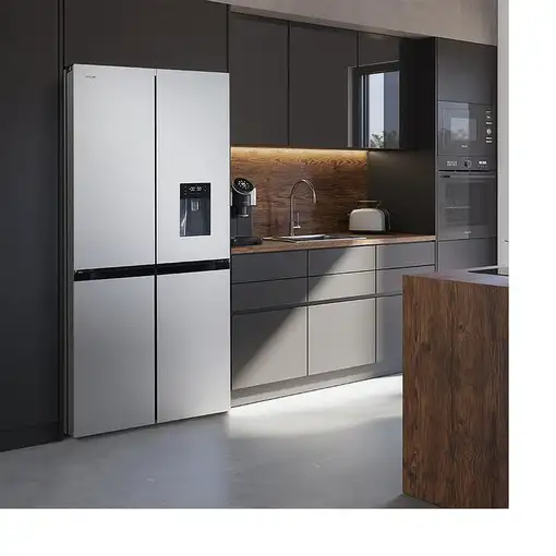 Cecotec 02458 nevera puerta lado a lado Independiente 564 L Acero inoxidable