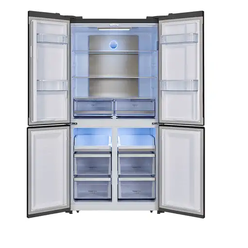 Cecotec 02455 nevera puerta lado a lado Independiente 490 L Acero inoxidable