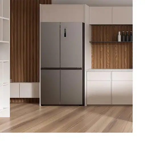 Cecotec 02455 nevera puerta lado a lado Independiente 490 L Acero inoxidable