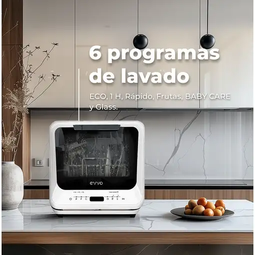 EVVO Mini D Trip Encimera 2 cubiertos G