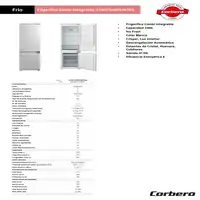 Nevera y congelador Integrado 248 L No aplicable CCM1754NFEINTEG CORBERO