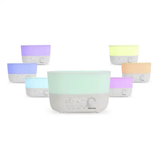 Humificador aromático programable con altavoz y reloj, Aroma Connected PRIXTON