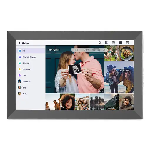 Marco de fotos digital 15,6'', Táctil, Wifi, 32 GB, Prado XL PRIXTON