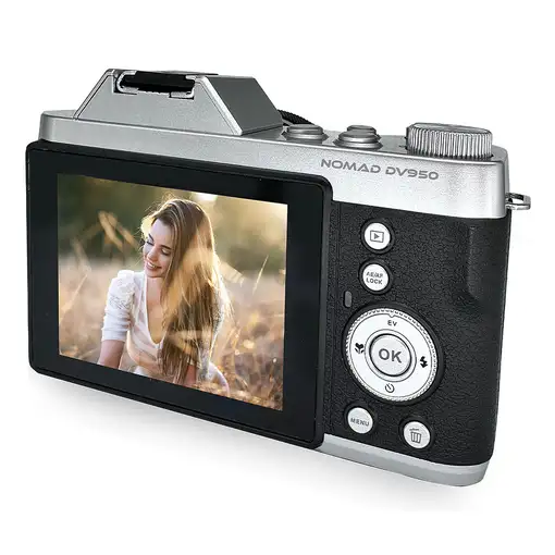 Cámara fotográfica digital, negra, 64 Mpx, Wifi, Nomad DC950 PRIXTON