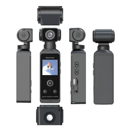 Cámara deportiva digital, sumergible, 50 Mpx, Wifi, Snap Pocket DC600 PRIXTON