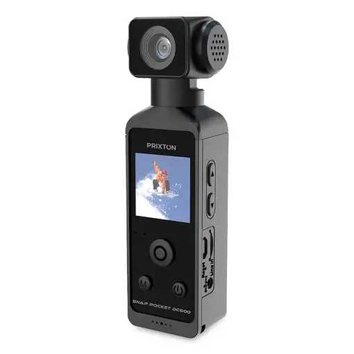 Cámara deportiva digital, sumergible, 50 Mpx, Wifi, Snap Pocket DC600 PRIXTON