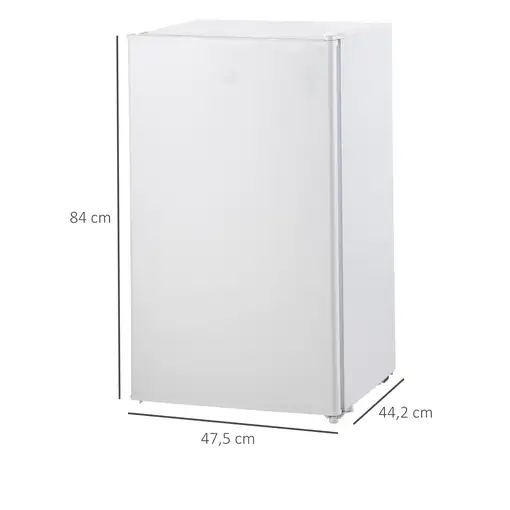 Mini Refrigerador 91L con Estante Ajustable Compartimento Congelador HOMCOM