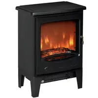 Chimenea Eléctrica 900/1800W Llama Simulada y Termostato 39x26x54,8 cm HOMCOM Chimenea Eléctrica 900/1800W Llama Simulada y Termostato 39x26x54,8 cm HOMCOM