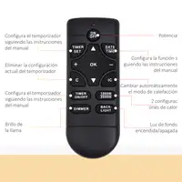 Chimenea Eléctrica de Pared Llamas Simulada Mando a Distancia 900W/1800W HOMCOM Chimenea Eléctrica de Pared Llamas Simulada Mando a Distancia 900W/1800W HOMCOM