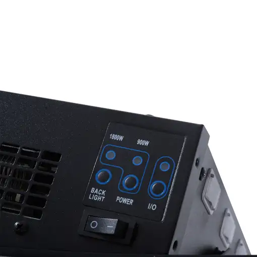 Chimenea Eléctrica de Pared Llamas Simulada Mando a Distancia 900W/1800W HOMCOM