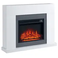 Chimenea Eléctrica 1800W-2000W con Mando Llama Ajustable Termostato HOMCOM Chimenea Eléctrica 1800W-2000W con Mando Llama Ajustable Termostato HOMCOM