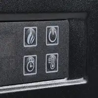 Chimenea Eléctrica 1800W-2000W con Mando Llama Ajustable Termostato HOMCOM Chimenea Eléctrica 1800W-2000W con Mando Llama Ajustable Termostato HOMCOM