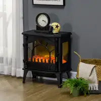 Chimenea Eléctrica 1000W/2000W para Sala 15-30 m² 55x31x58 cm Negro HOMCOM Chimenea Eléctrica 1000W/2000W para Sala 15-30 m² 55x31x58 cm Negro HOMCOM