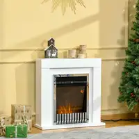 Chimenea Eléctrica 1000/2000W con Llama Mando a Distancia Temporizador HOMCOM Chimenea Eléctrica 1000/2000W con Llama Mando a Distancia Temporizador HOMCOM