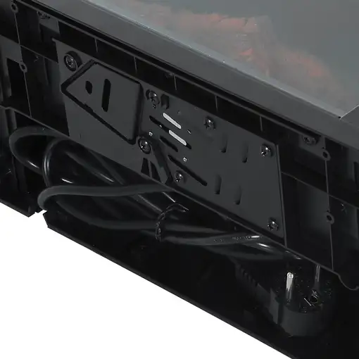 Chimenea Eléctrica Portátil Llama Simulada Ajustable 600/1200W Termostato HOMCOM