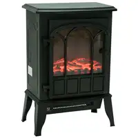 Chimenea Eléctrica de Pie Decorativa Calefactor Estufa 1000/2000W HOMCOM Chimenea Eléctrica de Pie Decorativa Calefactor Estufa 1000/2000W HOMCOM