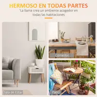 Chimenea de Bioetanol Sobremesa 7000 BTU 60x26x50 cm Negro HOMCOM Chimenea de Bioetanol Sobremesa 7000 BTU 60x26x50 cm Negro HOMCOM