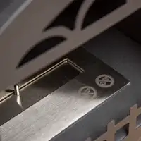 Chimenea de Bioetanol 7000 BTU con Tanque de 1,2 L 41x25x54 cm Negro HOMCOM