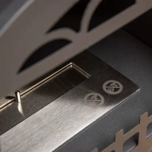 Chimenea de Bioetanol 7000 BTU con Tanque de 1,2 L 41x25x54 cm Negro HOMCOM