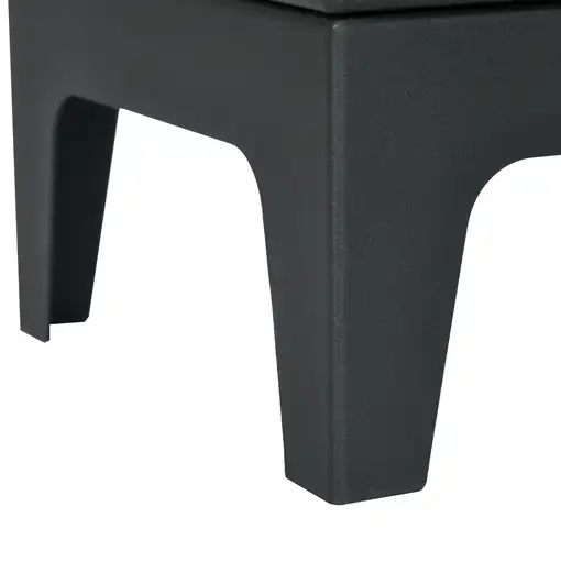 Chimenea de Etanol 7000BTU Tanque de 0,9 L 39x26x54 cm Negro HOMCOM