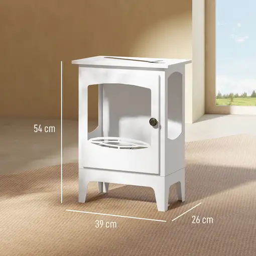 Chimenea de Bioetanol 7000BTU Tanque de 0,9 L 39x26x54 cm Negro HOMCOM