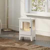 Chimenea de Bioetanol 7000BTU Tanque de 0,9 L 39x26x54 cm Negro HOMCOM