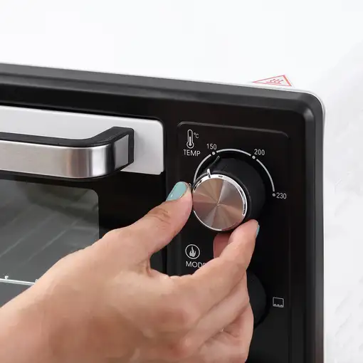 Horno Eléctrico de Sobremesa 16L 1400W con 3 Modos de Calor y Termostato HOMCOM