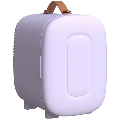 Nevera Pequeña 4L para Enfriar y Calentar 20,3x26,3x28 cm Violeta HOMCOM Nevera Pequeña 4L para Enfriar y Calentar 20,3x26,3x28 cm Violeta HOMCOM