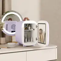 Nevera Pequeña 4L para Enfriar y Calentar 20,3x26,3x28 cm Violeta HOMCOM