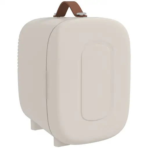 Nevera Cosméticos 4L para Enfriar y Calentar 20,3x26,3x28 cm Crema HOMCOM