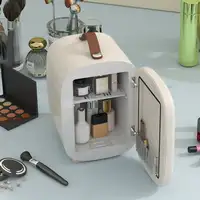 Nevera Cosméticos 4L para Enfriar y Calentar 20,3x26,3x28 cm Crema HOMCOM